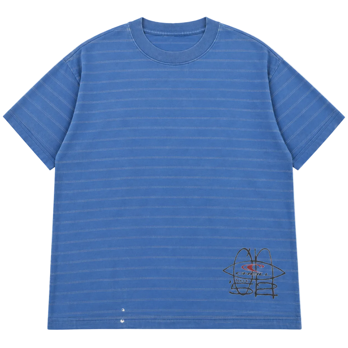 O'NEILL STRIPED BIG LOGO GRAPHIC TEE (XXL)