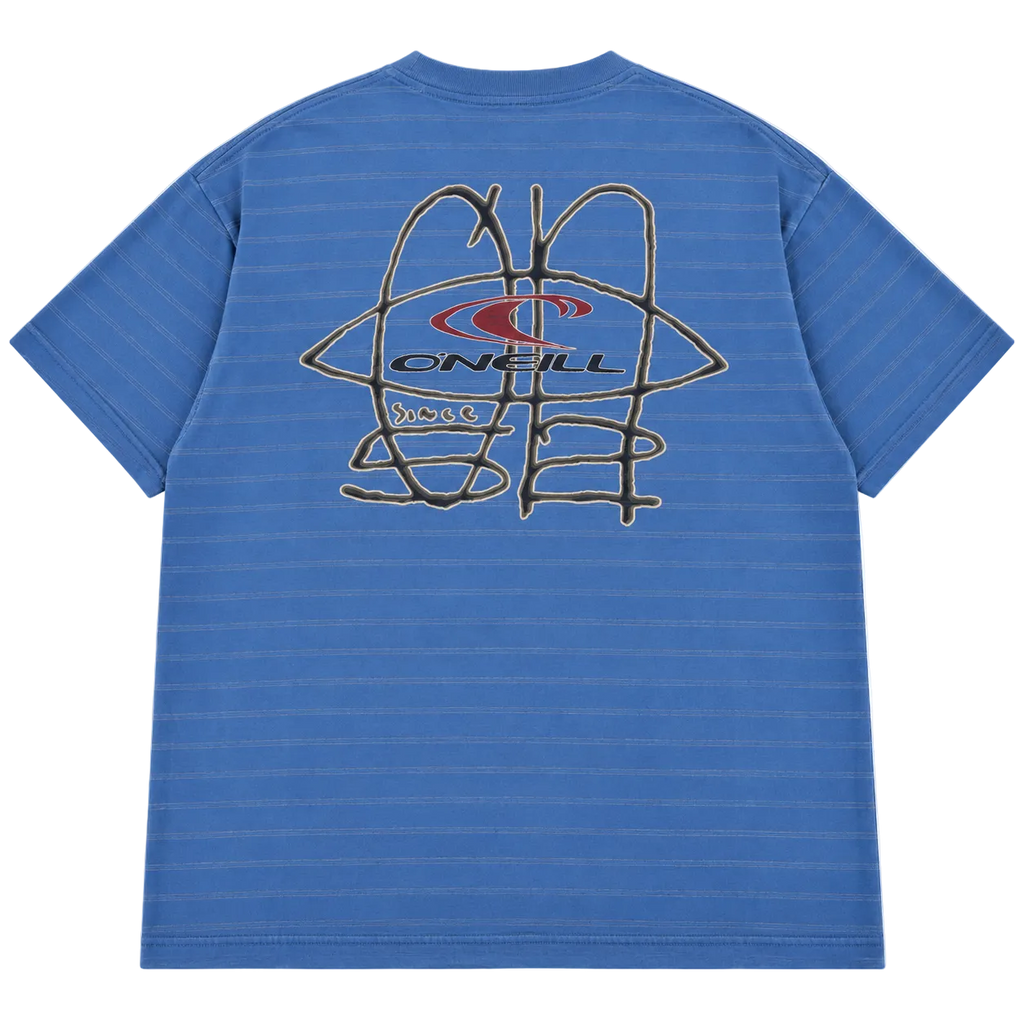 O'NEILL STRIPED BIG LOGO GRAPHIC TEE (XXL)