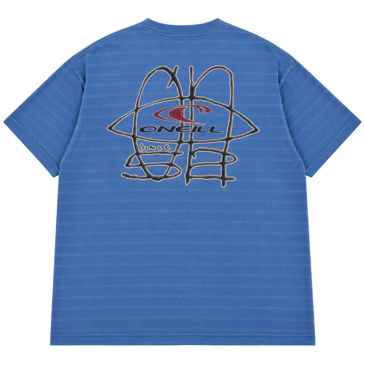 O'NEILL STRIPED BIG LOGO GRAPHIC TEE (XXL)