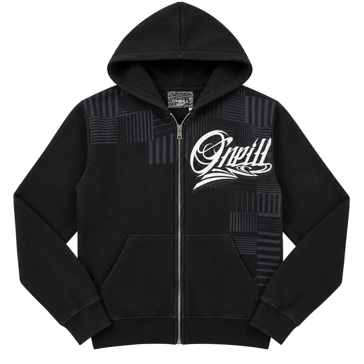 O'NEILL GRAPHIC LOGO ZIP-UP HOODIE (S)