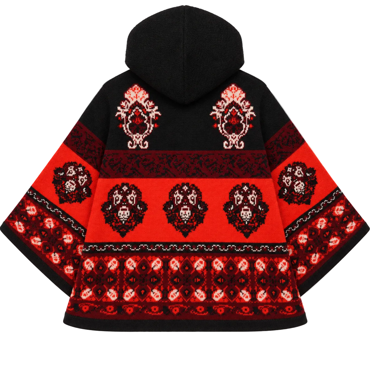 O’NEILL KNIT GRAPHIC PONCHO SWEATER (L)