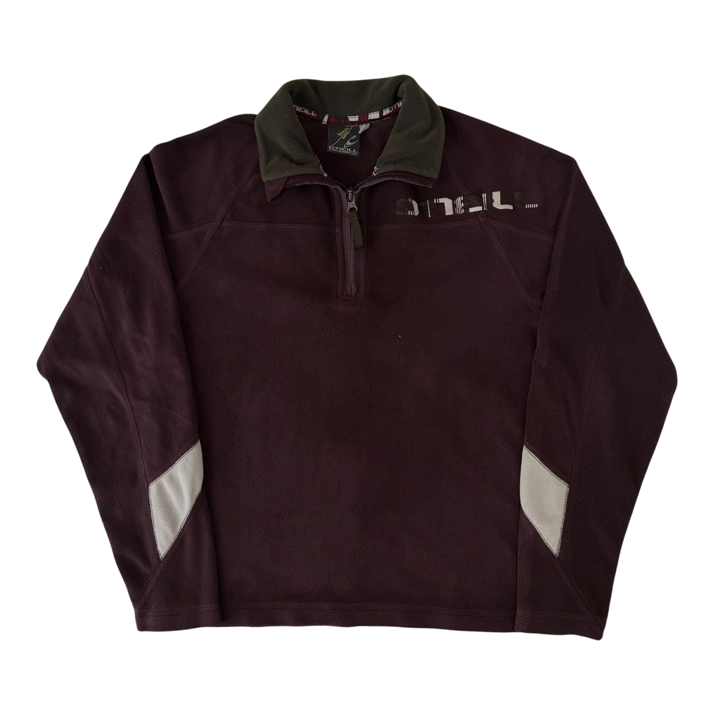 O’NEILL FLEECE QUARTER ZIP SWEATER (XS)