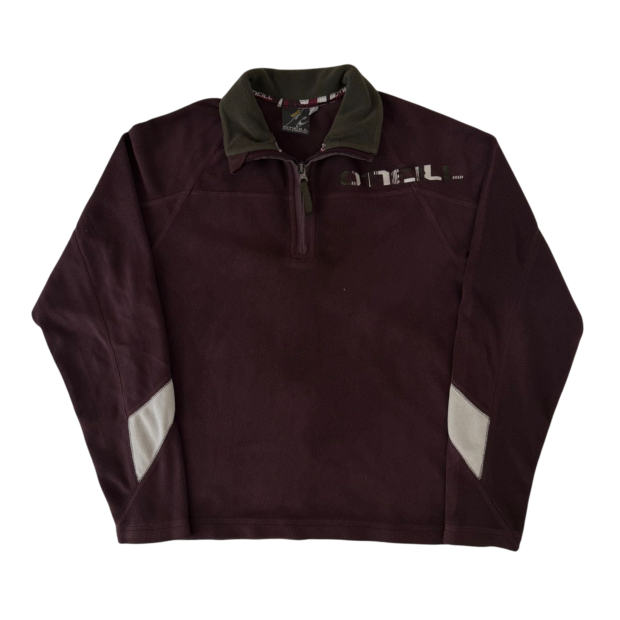 O’NEILL FLEECE QUARTER ZIP SWEATER (XS)