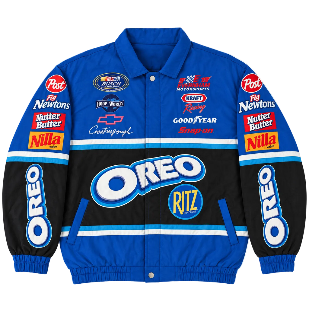 OREO RITZ NASCAR STYLE RACING JACKET (L)