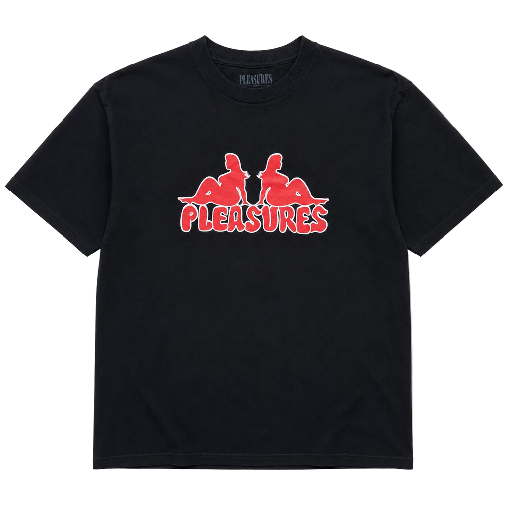 PLEASURES THICC LOGO TEE (L)