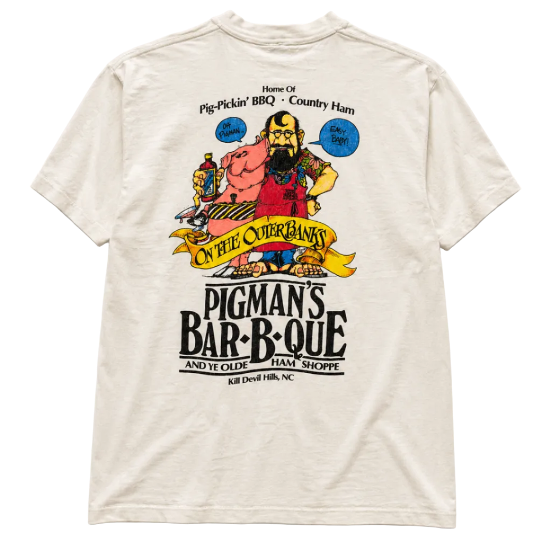 PIGMAN’S BAR-B-QUE OUTER BANKS 90S GRAPHIC TEE (L)