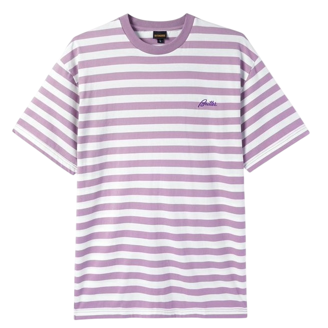 BUTTER GOODS STRIPE TEE (L)