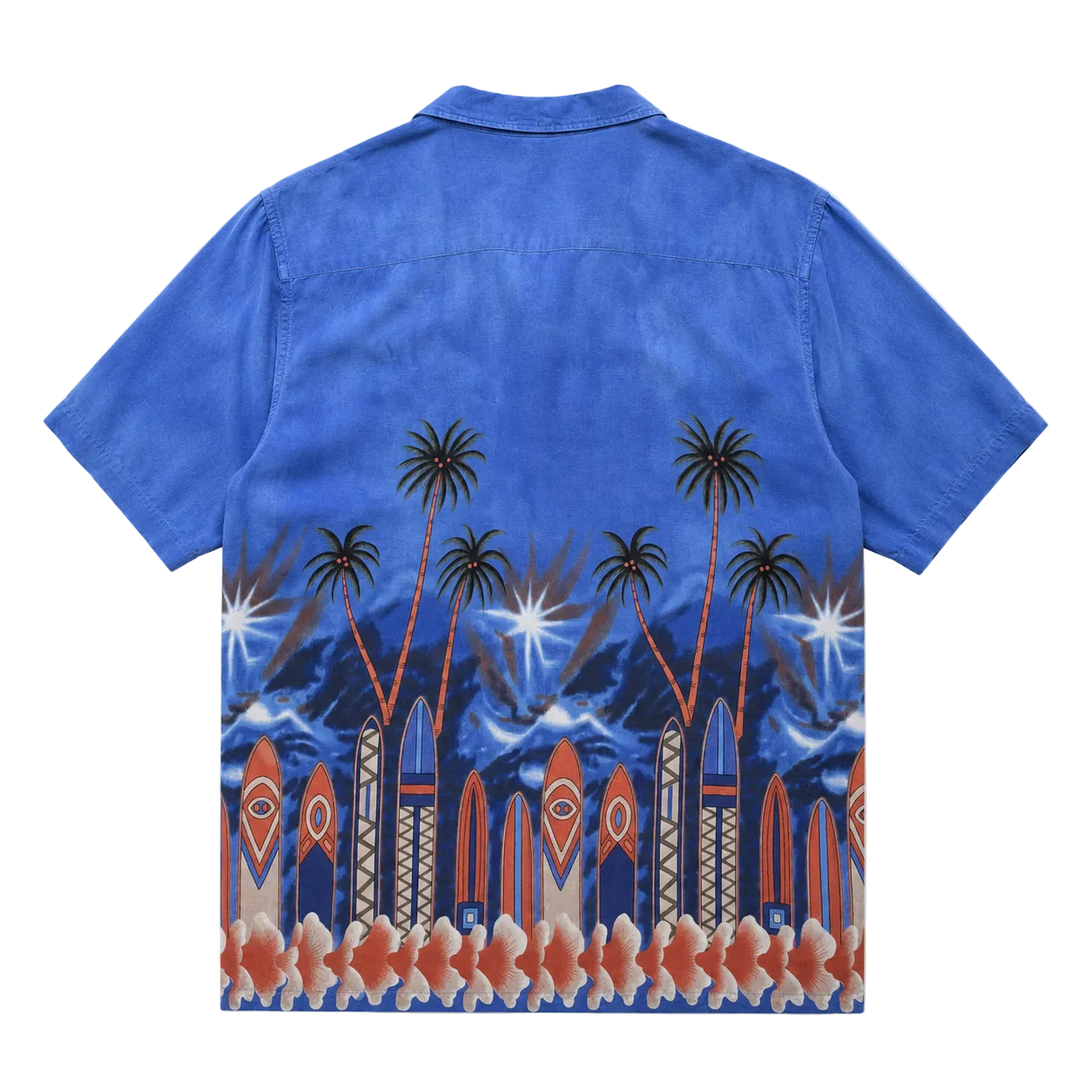 PACIFIC & CO HAWAIIAN PALM TREE SURF SHIRT (M)