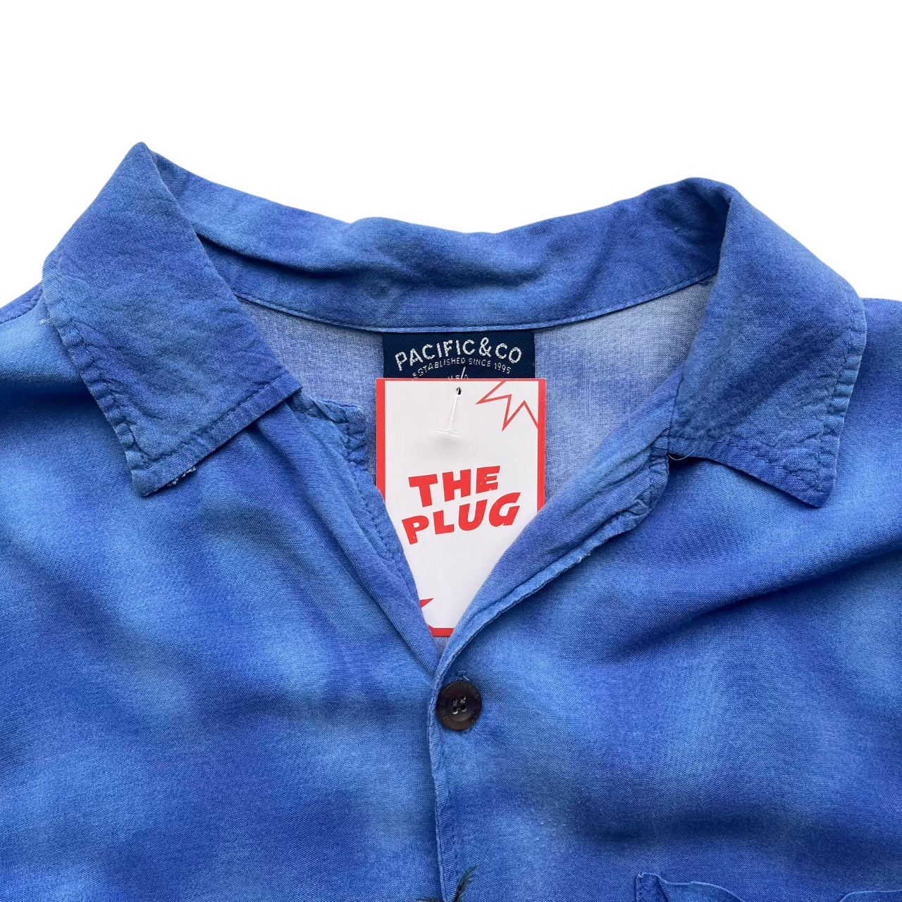 PACIFIC & CO HAWAIIAN PALM TREE SURF SHIRT (M)