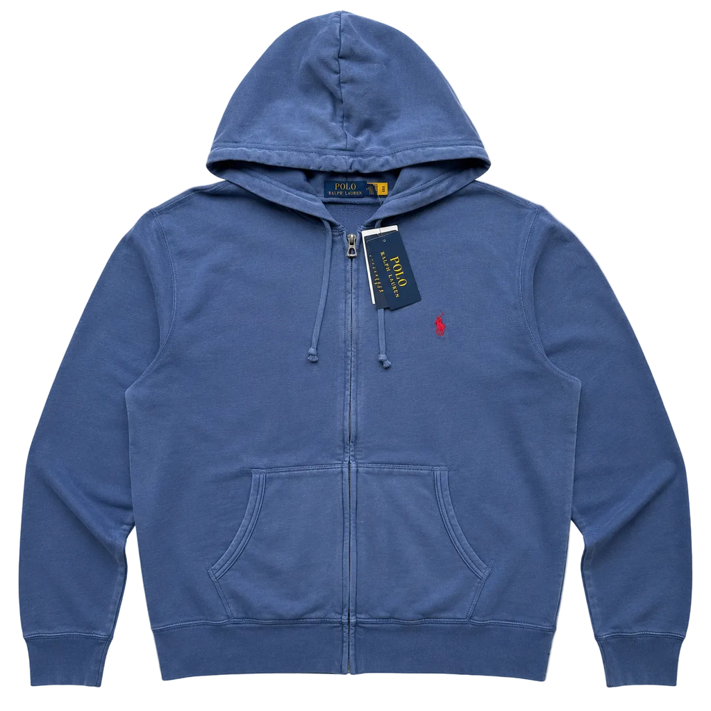 POLO RALPH LAUREN SPA TERRY ZIP-UP HOODIE (M)