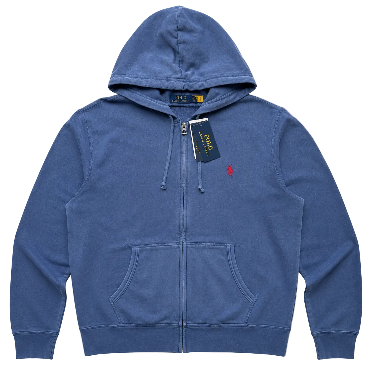 POLO RALPH LAUREN SPA TERRY ZIP-UP HOODIE (M)