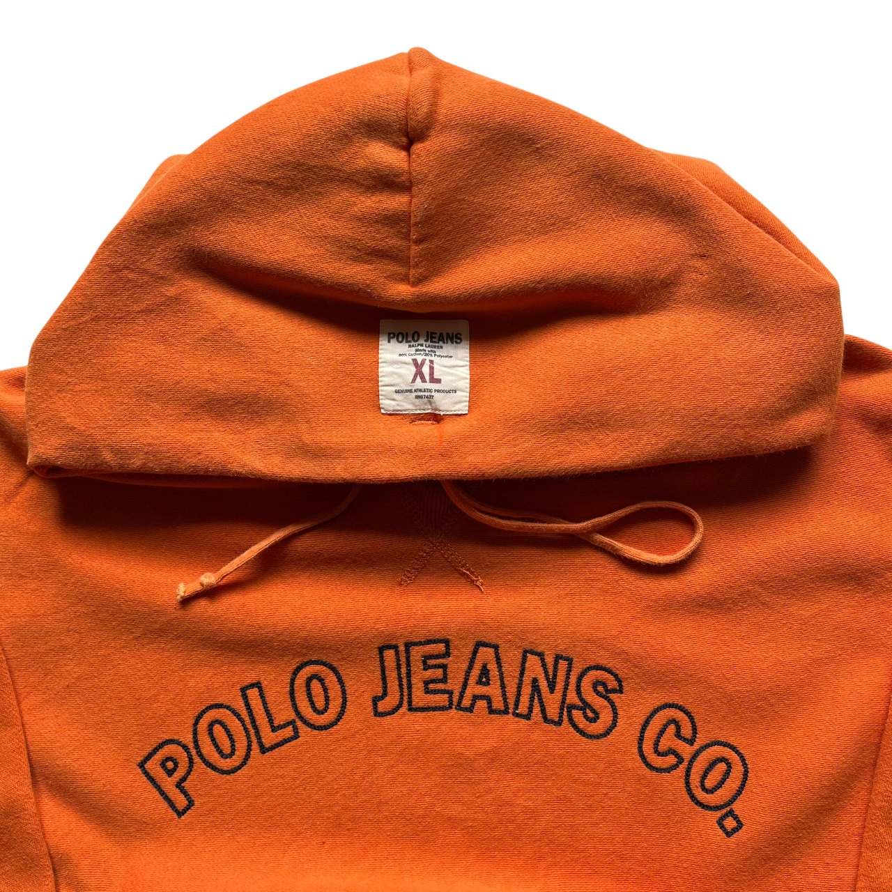 POLO JEANS CO. SPELLOUT HOODIE (XL)