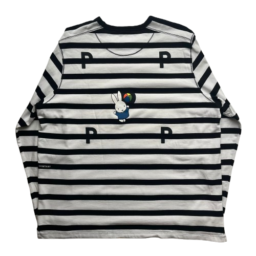 POP TRADING COMPANY MIFFY STRIPED LONGSLEEVE (XL)
