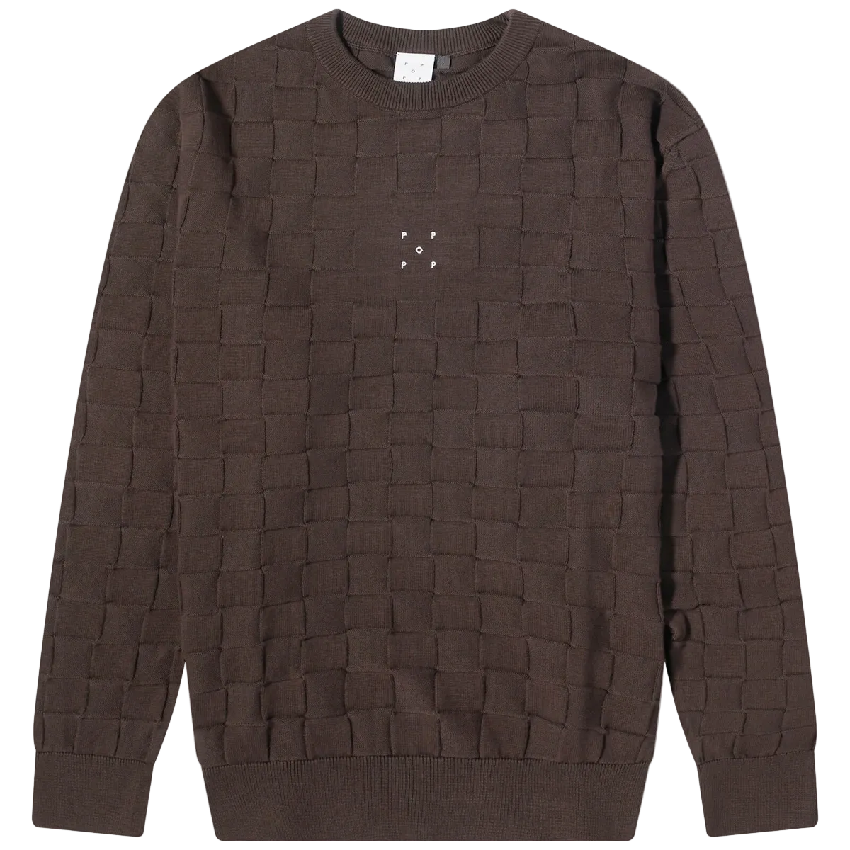 POP TRADING COMPANY CHECKERED SWEATER (L)