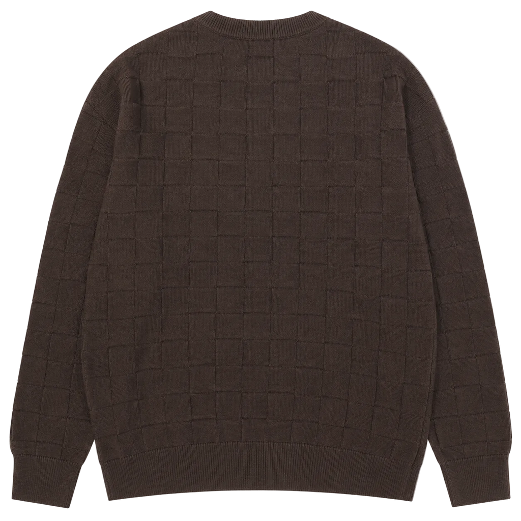 POP TRADING COMPANY CHECKERED SWEATER (L)