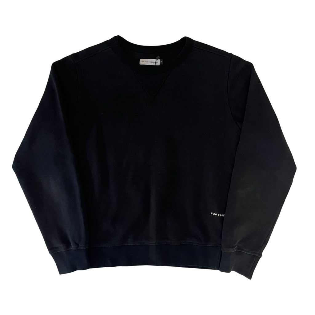 POP TRADING COMPANY LOGO SWEATER (S)