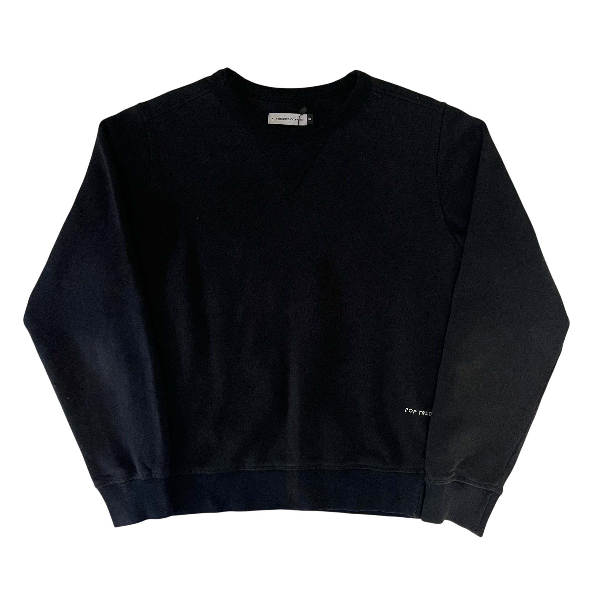 POP TRADING COMPANY LOGO SWEATER (S)