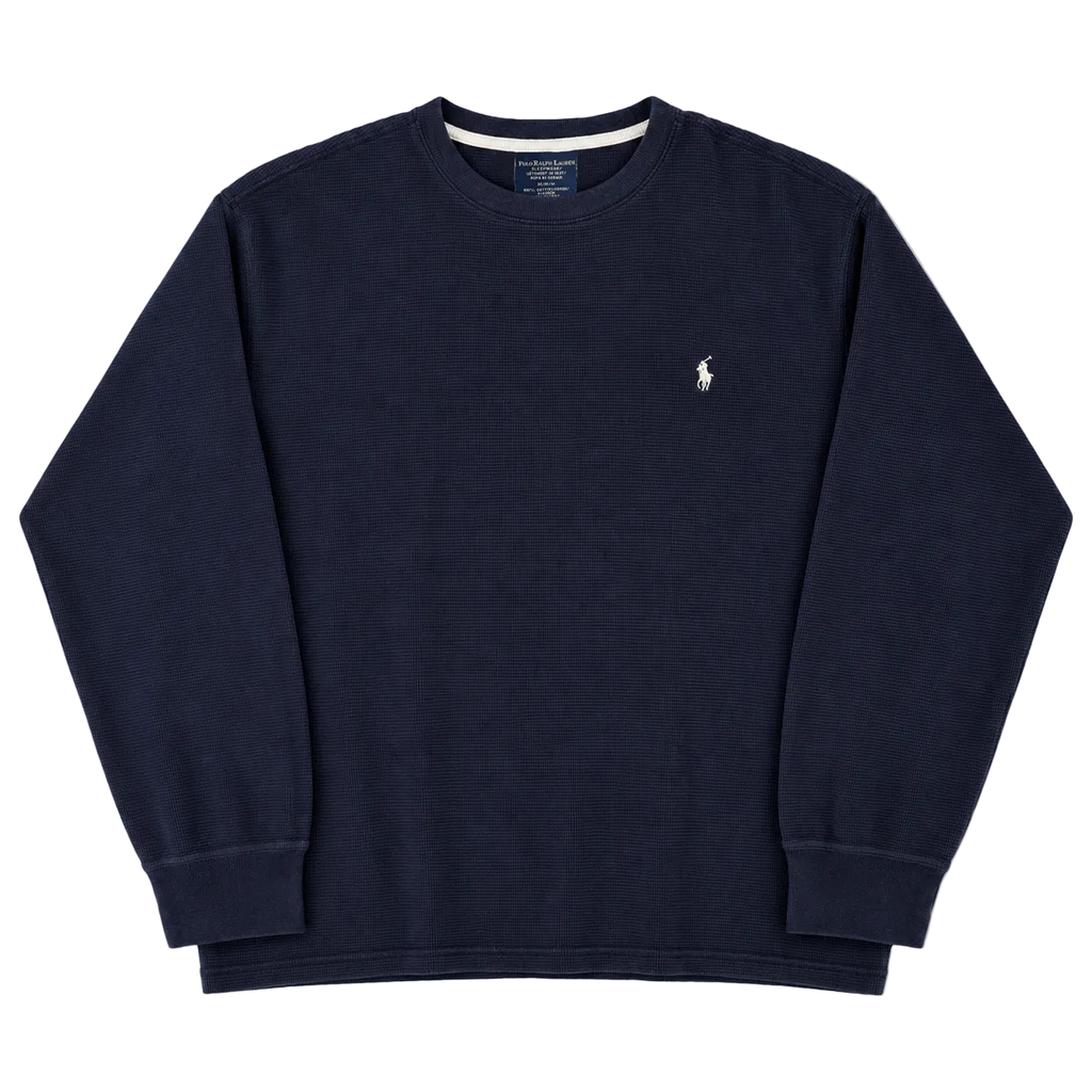 POLO RALPH LAUREN WAFFLE KNIT LONGSLEEVE (M)