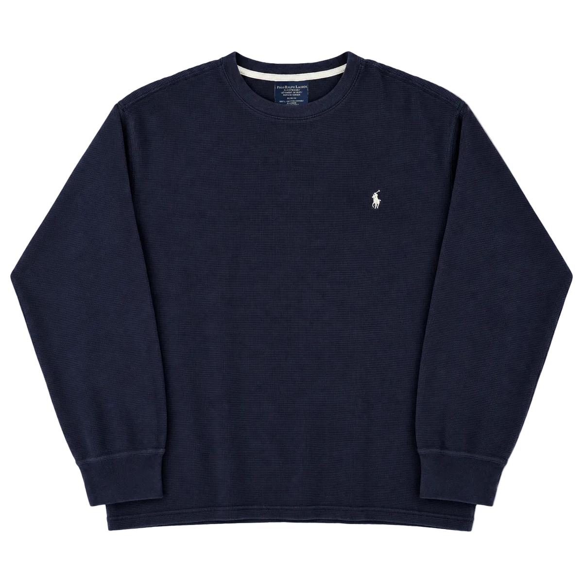 POLO RALPH LAUREN WAFFLE KNIT LONGSLEEVE (M)