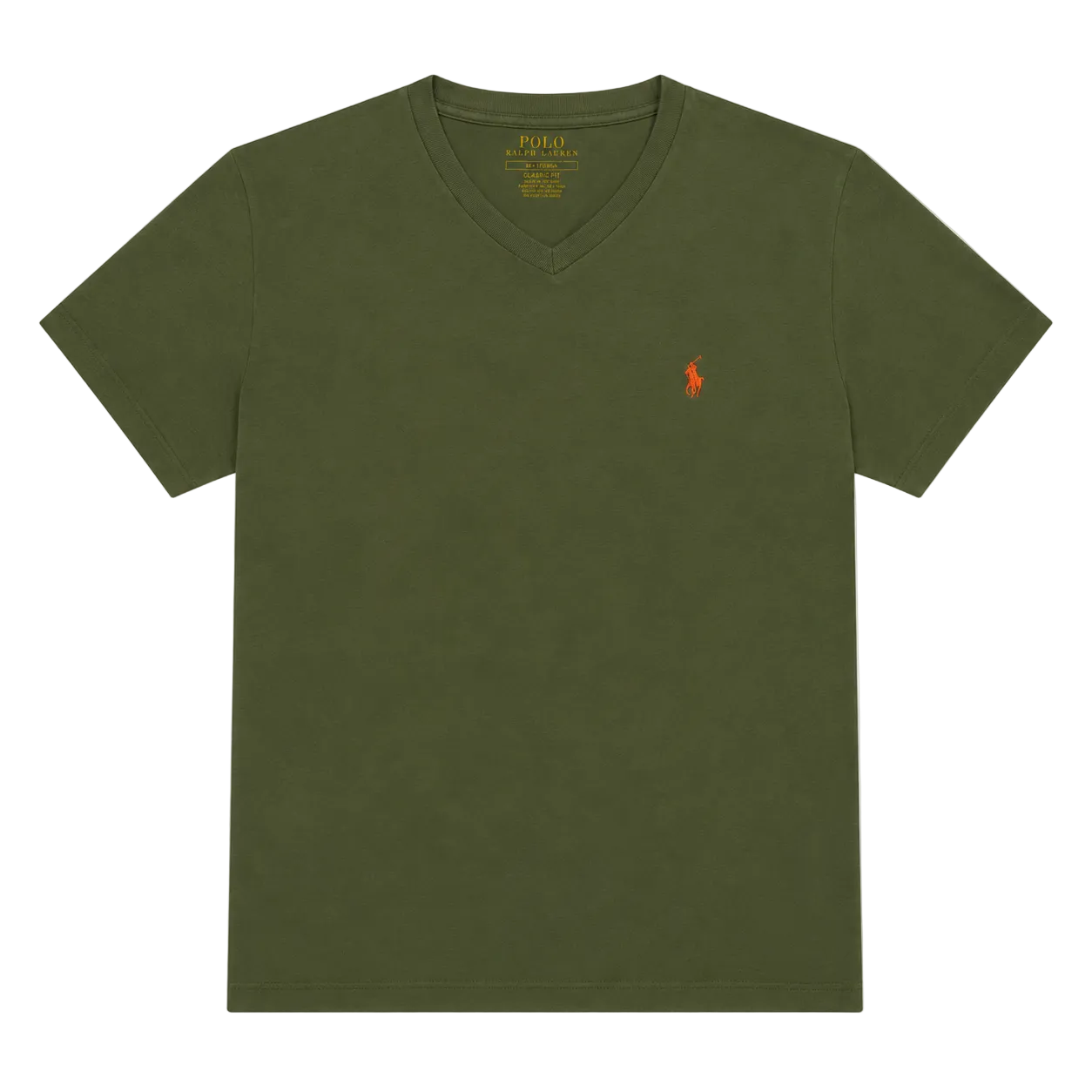 POLO RALPH LAUREN EMBROIDERED LOGO TEE (M)