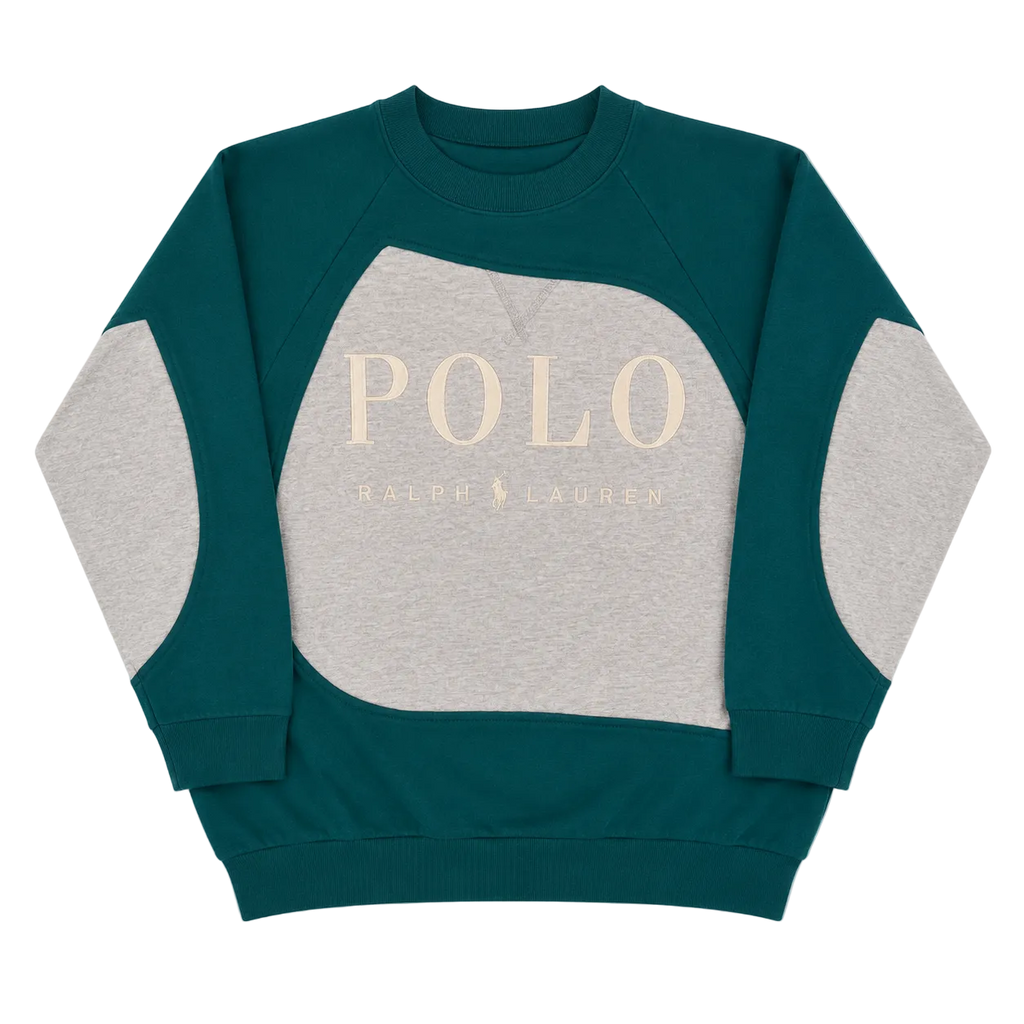 POLO RALPH LAUREN REWORKED SWEATER (L)