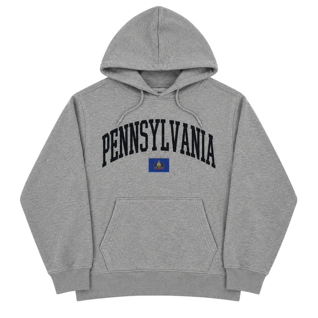 PENNSYLVANIA COLLEGE SPELL OUT HOODIE (XL)
