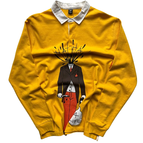 PATTA YELLOW RUGBY SWEATER (L)