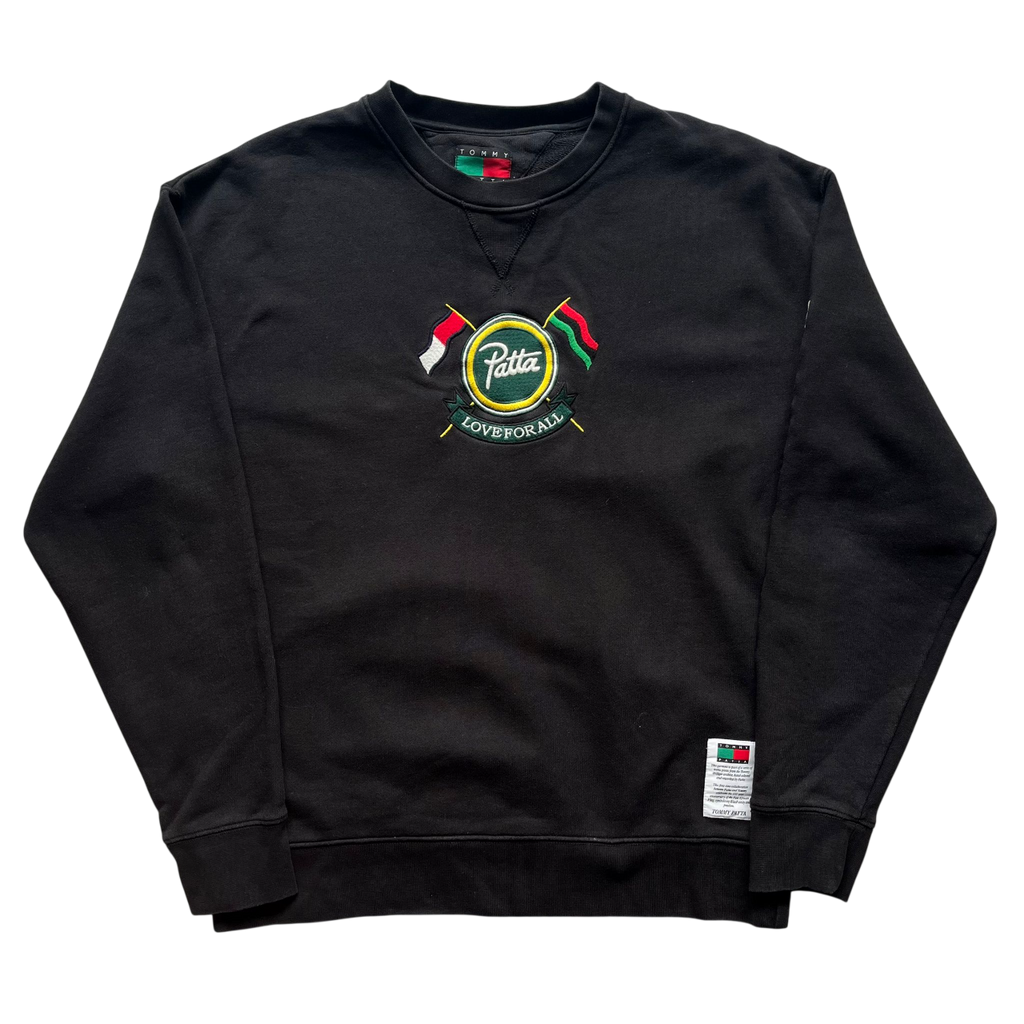 PATTA X TOMMY HILFIGER EMBROIDERED LOGO SWEATER (M)