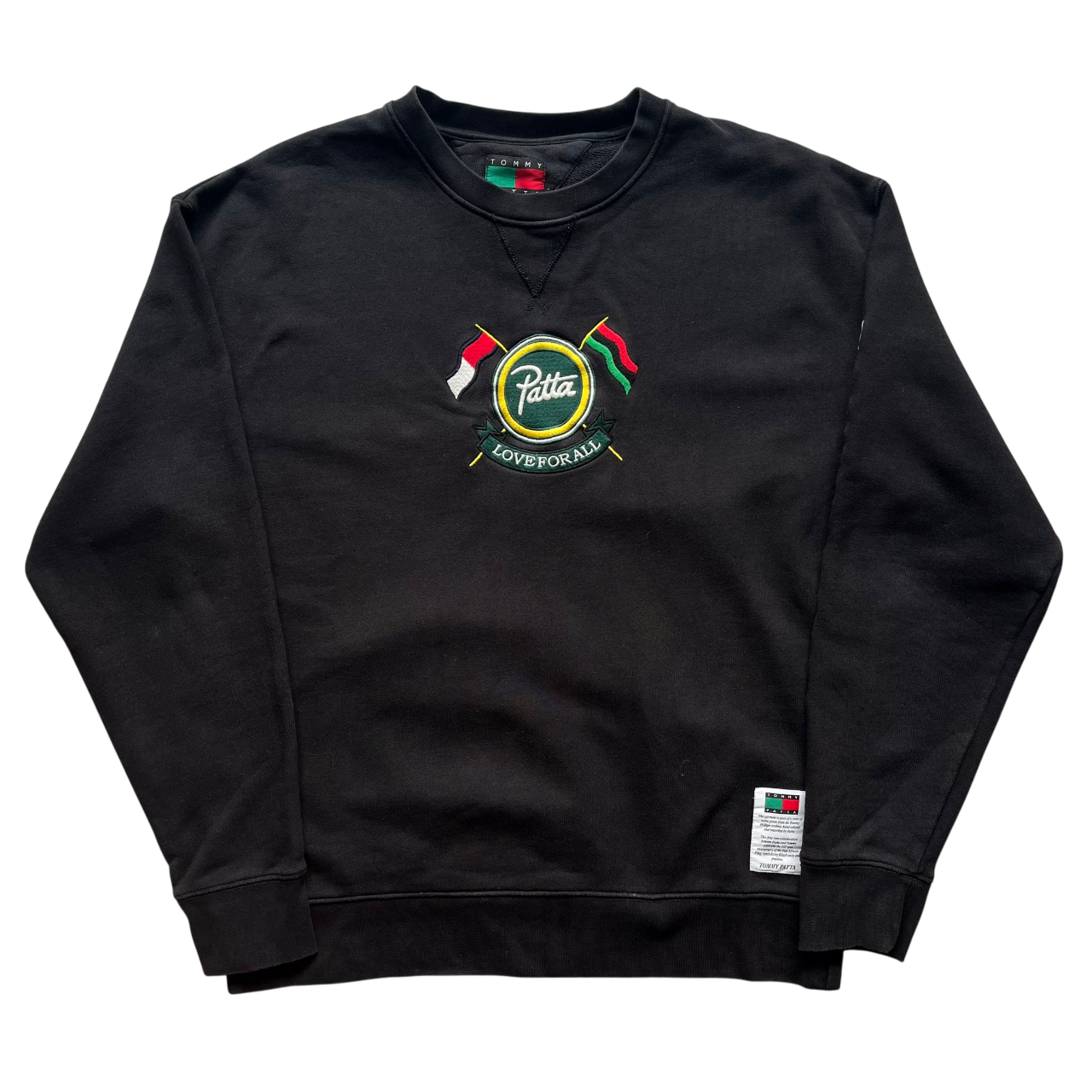 PATTA X TOMMY HILFIGER EMBROIDERED LOGO SWEATER (M)