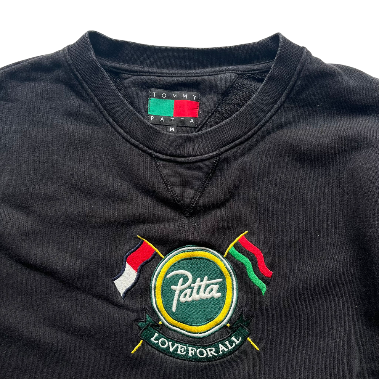 PATTA X TOMMY HILFIGER EMBROIDERED LOGO SWEATER (M)