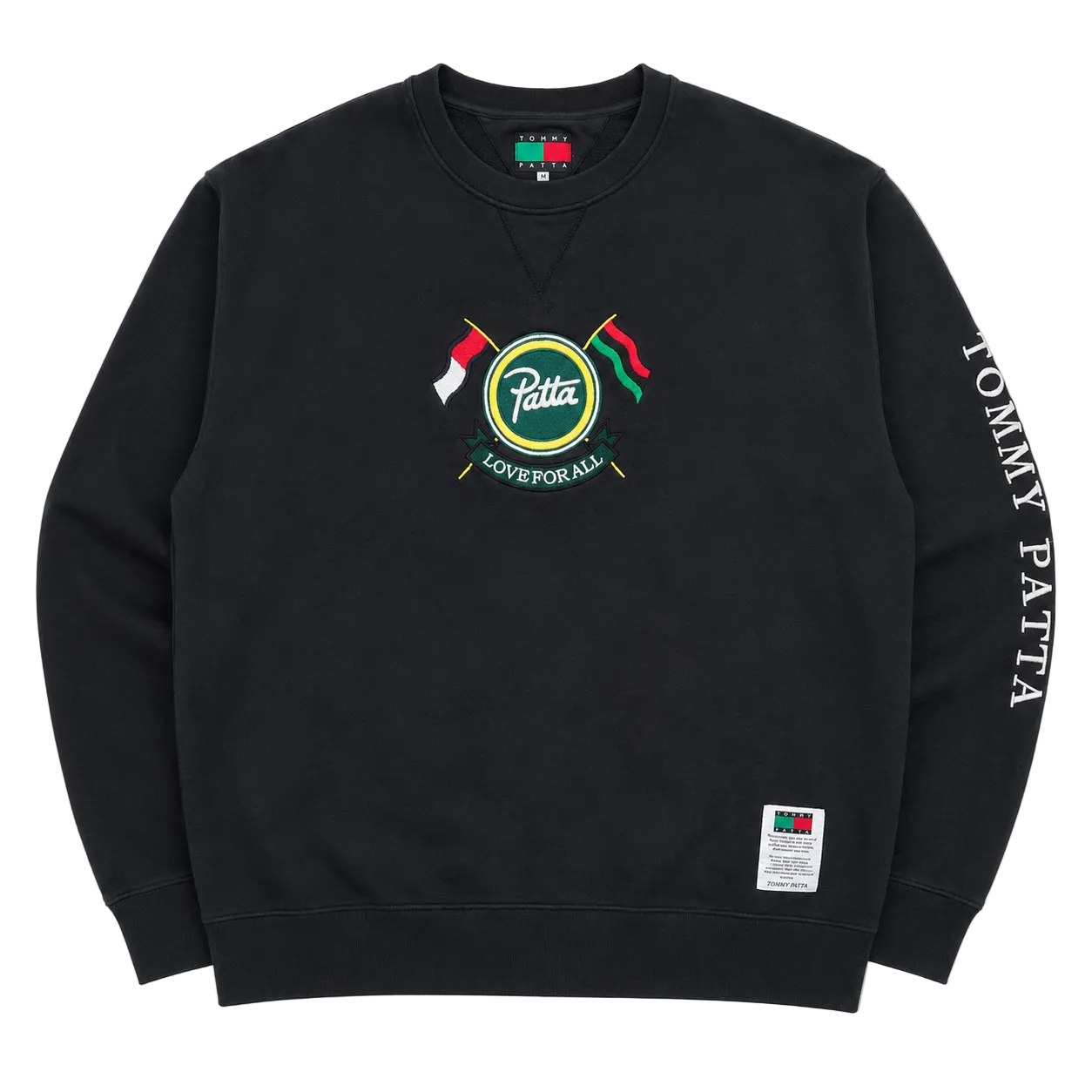 PATTA X TOMMY HILFIGER EMBROIDERED LOGO SWEATER (M)
