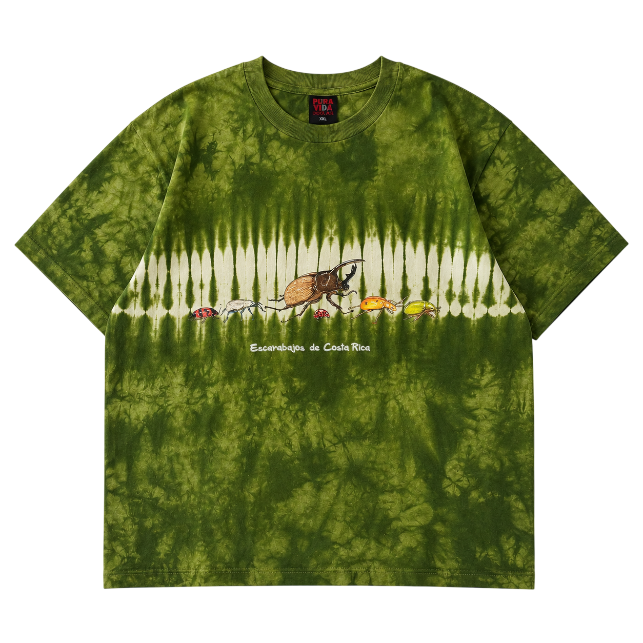PURA VIDA COSTA RICA TIE DYE TEE (XXL)