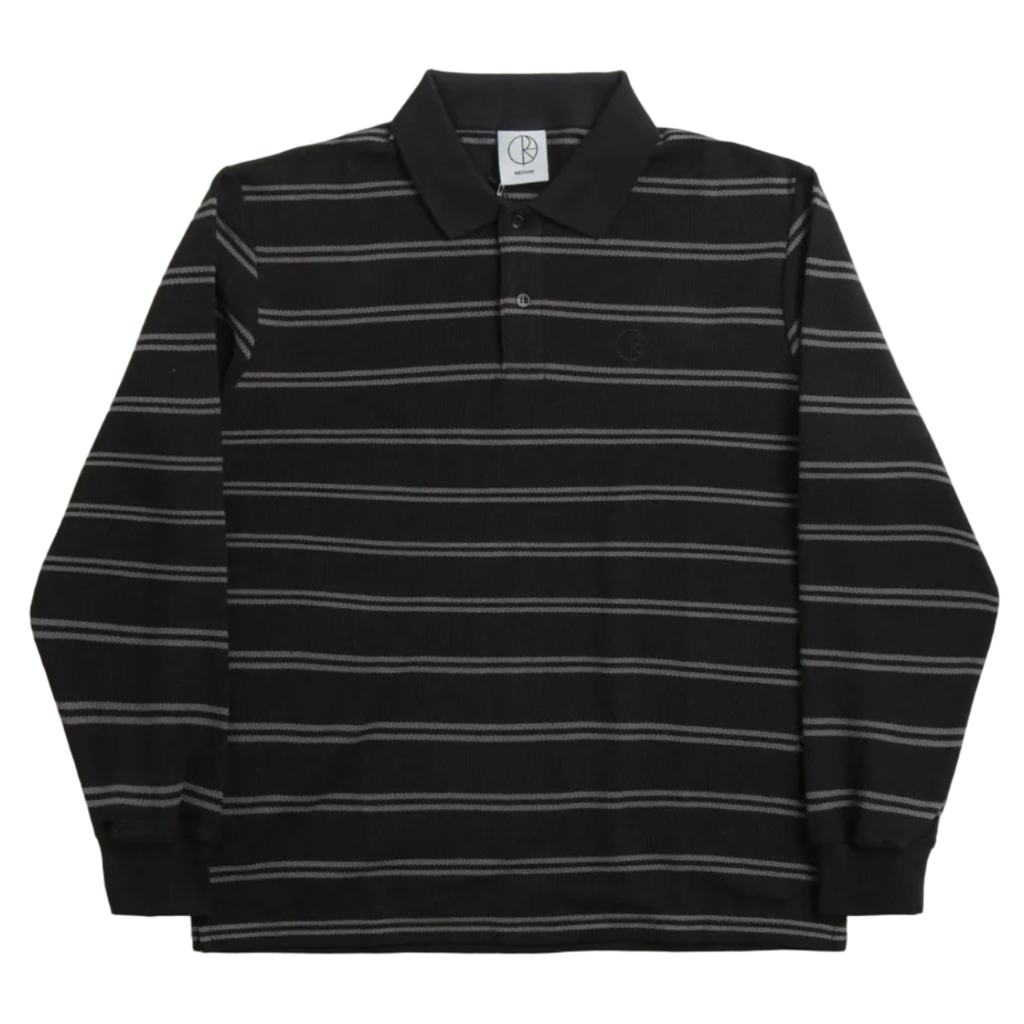 POLAR SKATE CO. STRIPE LONGSLEEVE POLO (S)