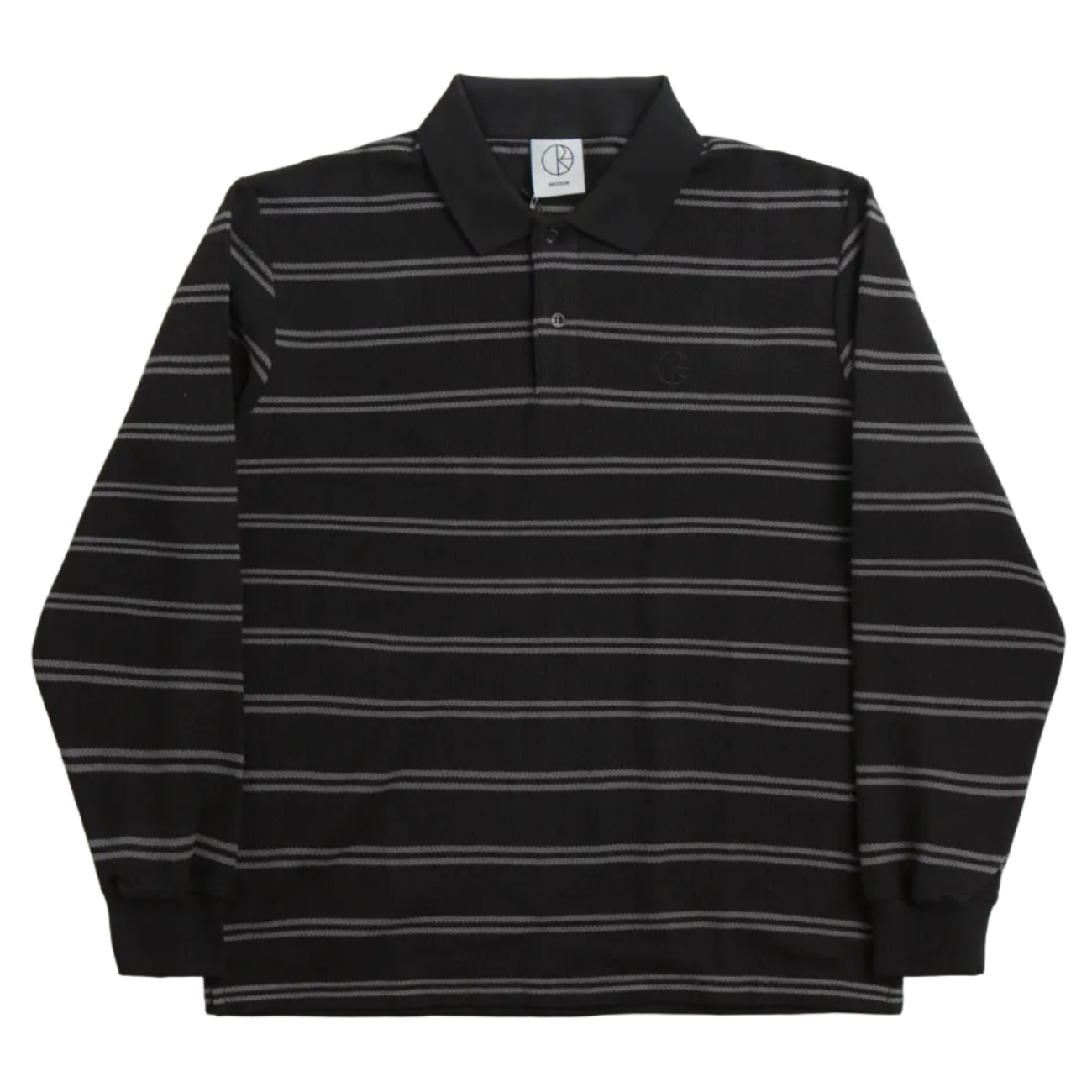 POLAR SKATE CO. STRIPE LONGSLEEVE POLO (S)