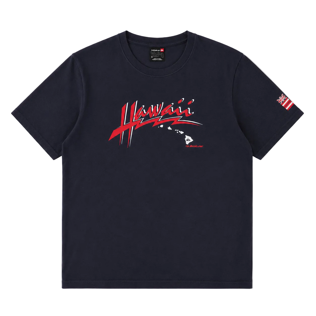 QUIKSILVER HAWAII GRAPHIC SURF TEE (M)