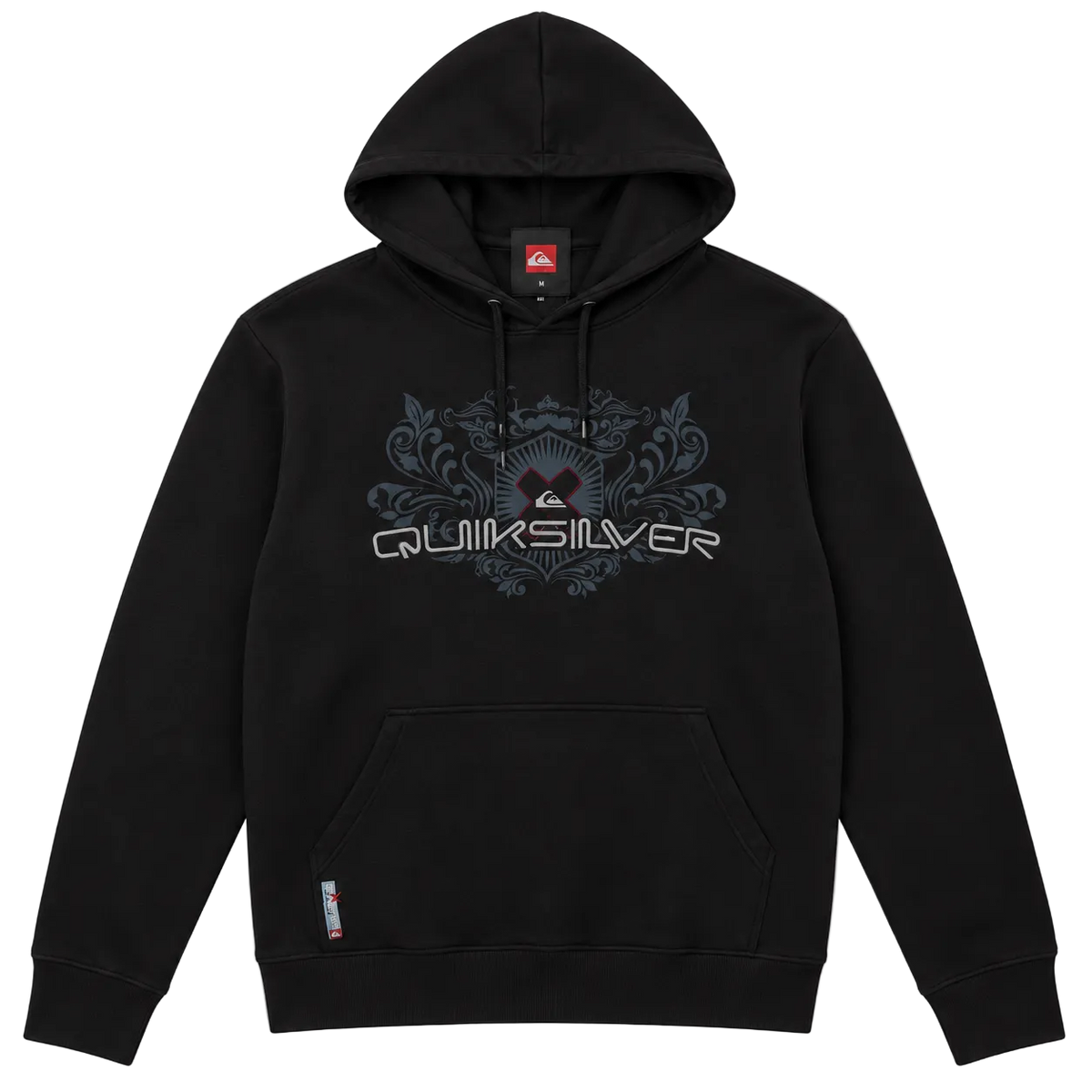QUIKSILVER GRAPHIC LOGO HOODIE (M)