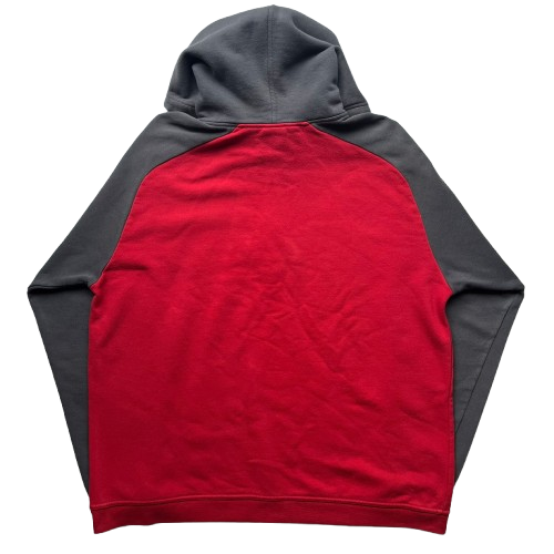 QUIKSILVER LEOPARD FLAME LOGO HOODIE (L)