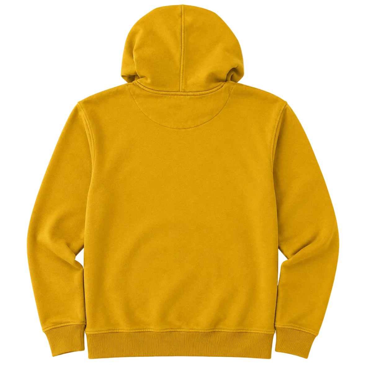 QUIKSILVER MUSTARD GRAPHIC LOGO HOODIE (XL)