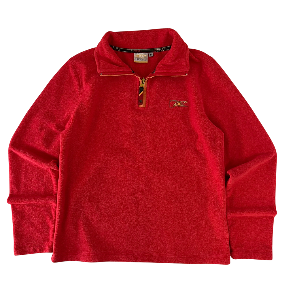 O'NEILL FLEECE EMBROIDERED LOGO QUARTER ZIP (M)