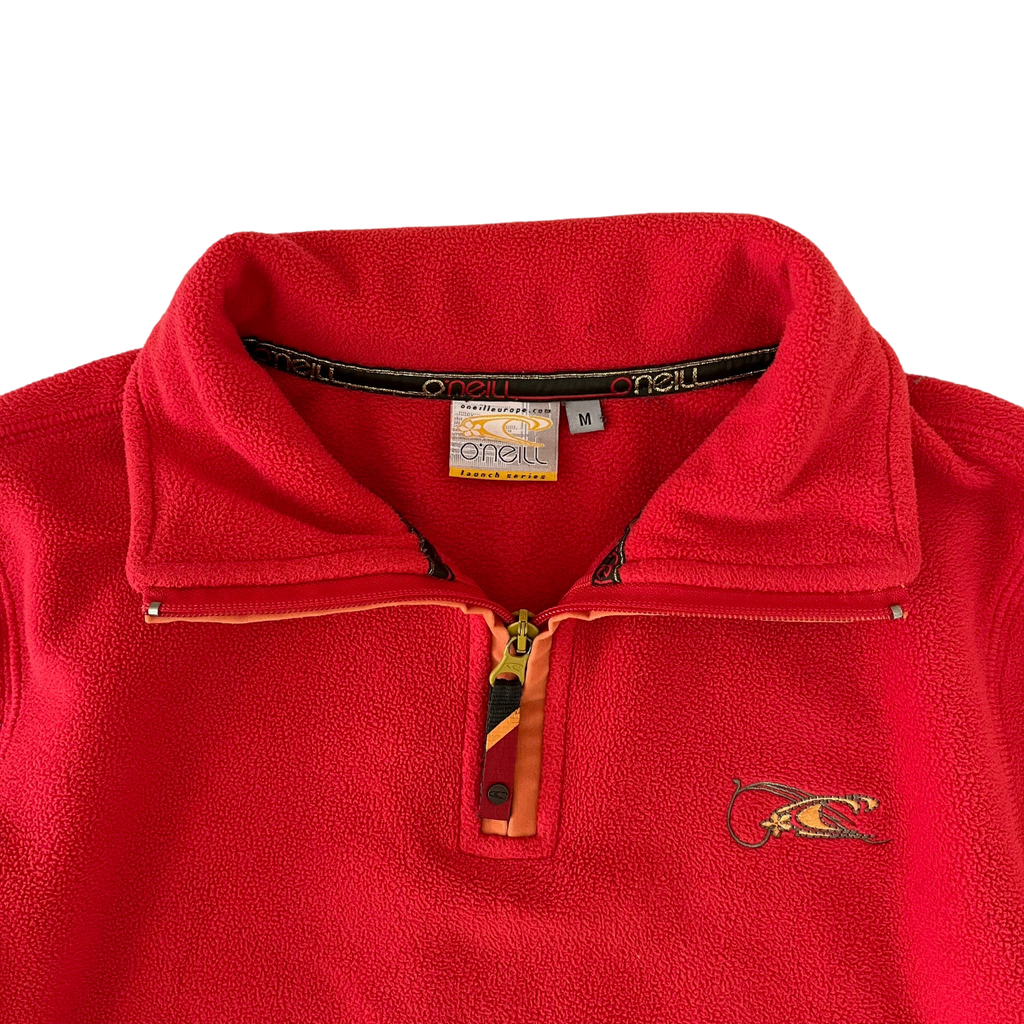 O'NEILL FLEECE EMBROIDERED LOGO QUARTER ZIP (M)