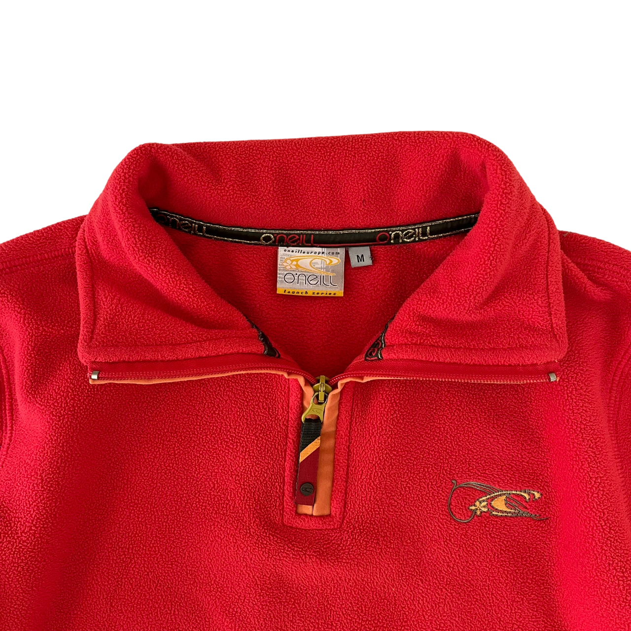 O'NEILL FLEECE EMBROIDERED LOGO QUARTER ZIP (M)