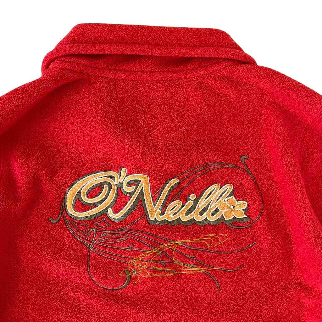 O'NEILL FLEECE EMBROIDERED LOGO QUARTER ZIP (M)