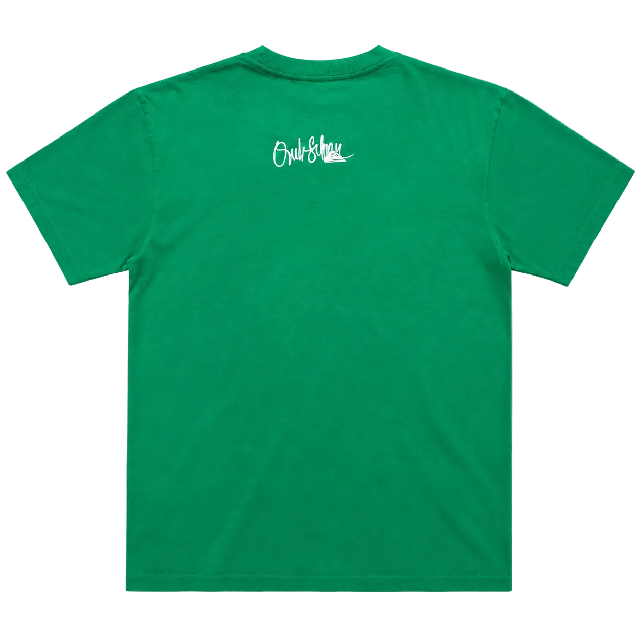 QUIKSILVER GREEN CENTRE LOGO TEE (M)