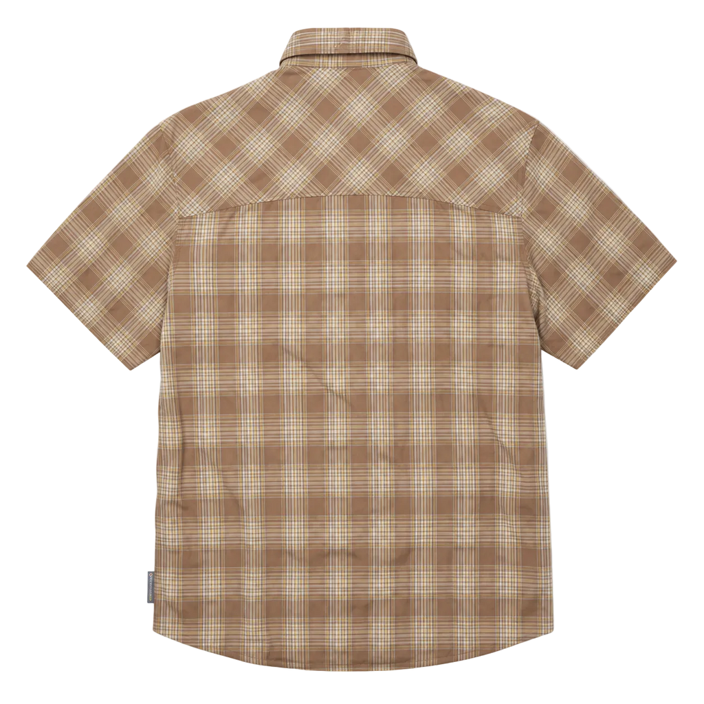 QUIKSILVER CHECK SHORT SLEEVE SHIRT (S)