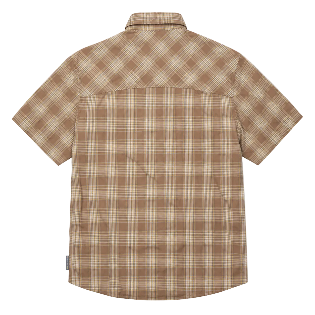 QUIKSILVER CHECK SHORT SLEEVE SHIRT (S)