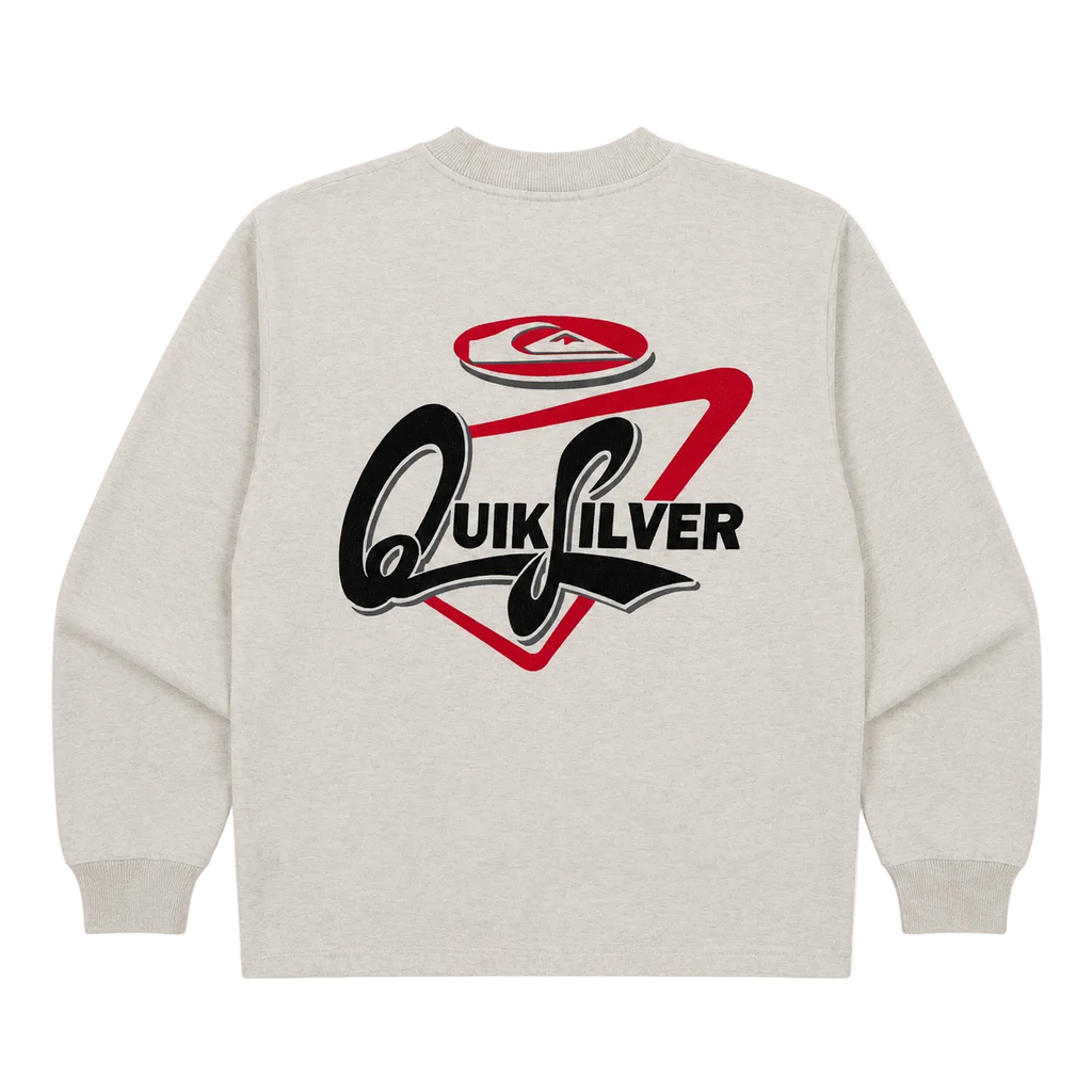 QUIKSILVER BACK LOGO GRAPHIC SWEATER (M)