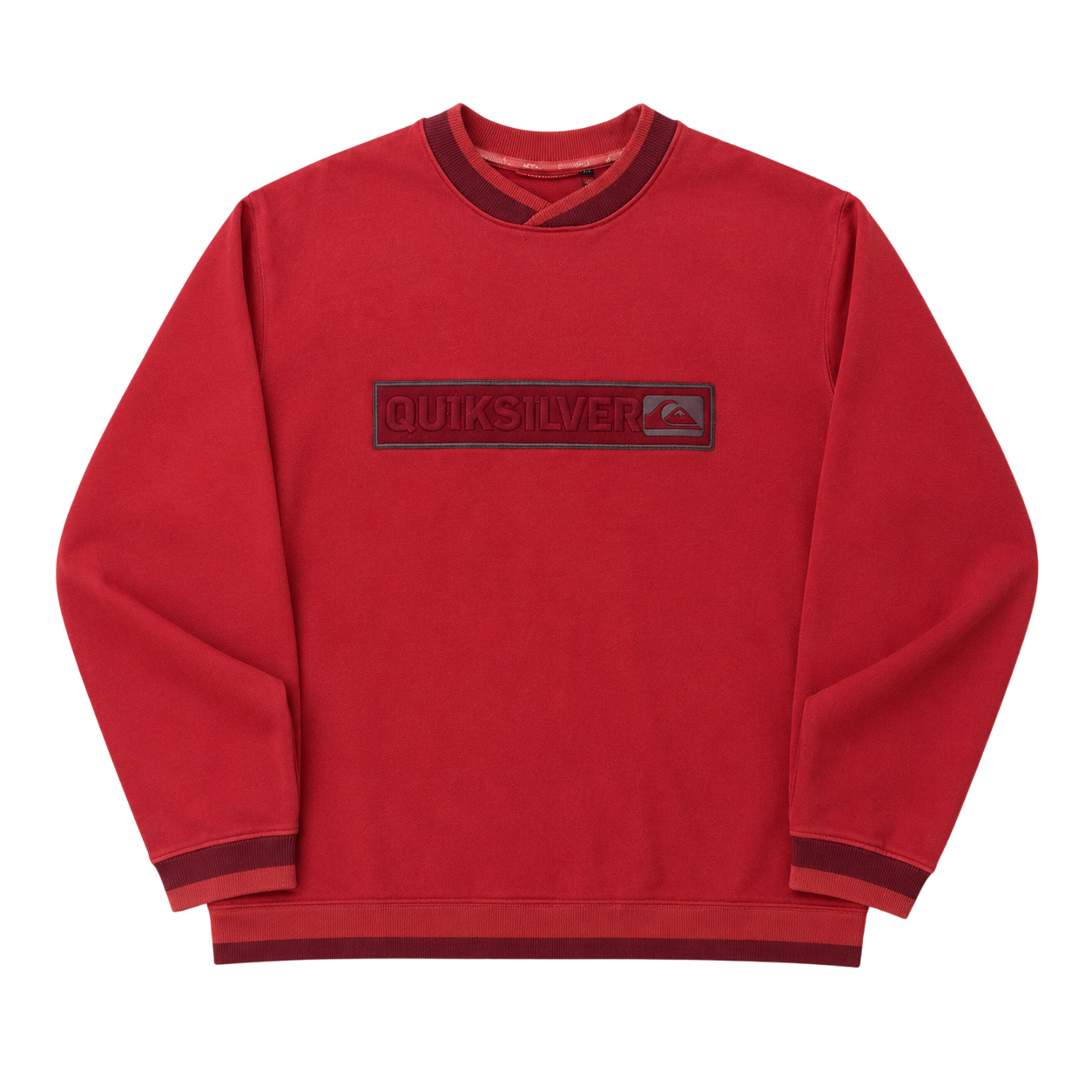 QUIKSILVER EMBROIDERED BIG LOGO SWEATER (M)