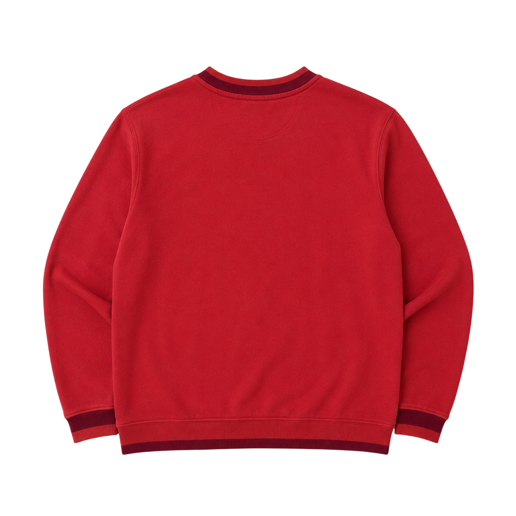 QUIKSILVER EMBROIDERED BIG LOGO SWEATER (M)