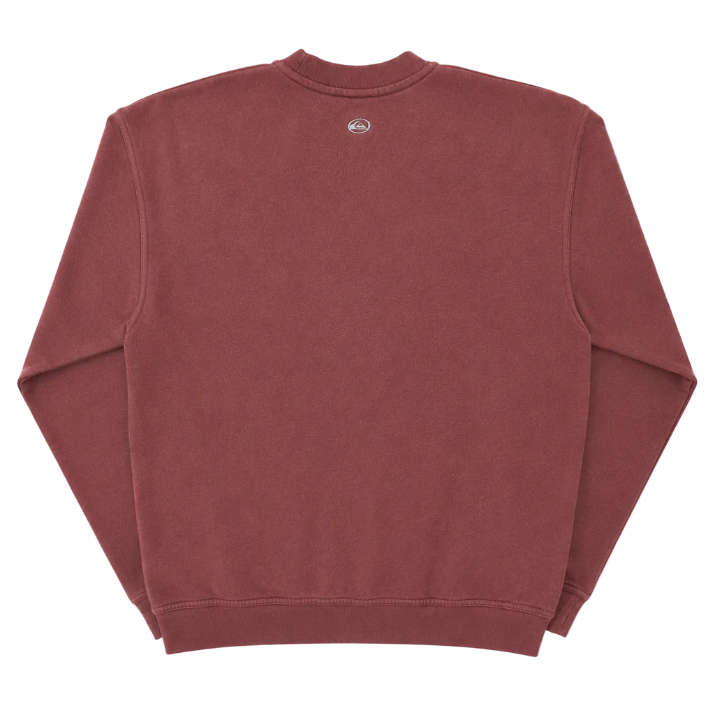 QUIKSILVER 070 EMBROIDERED SPELL OUT SWEATER (S)
