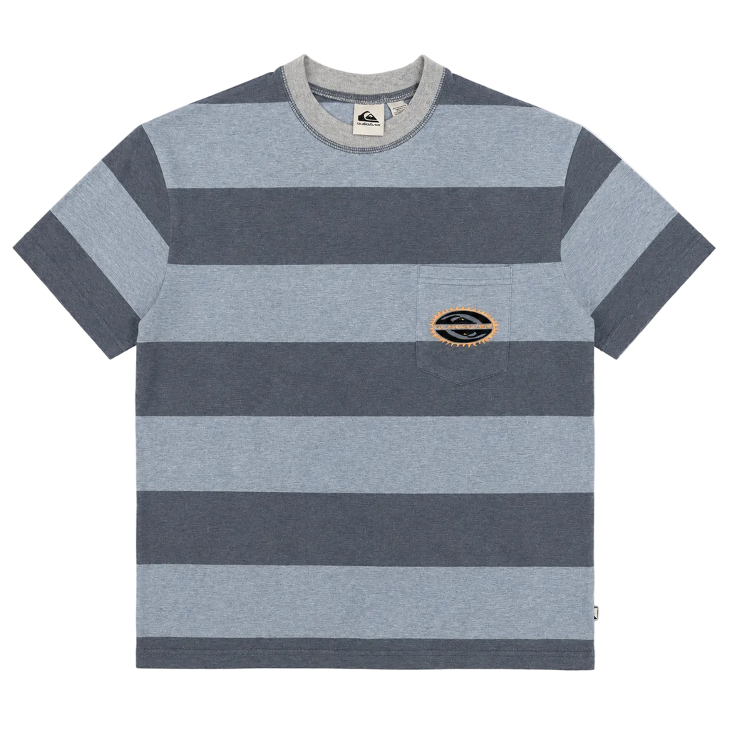 QUIKSILVER LOGO POCKET TEE (S)